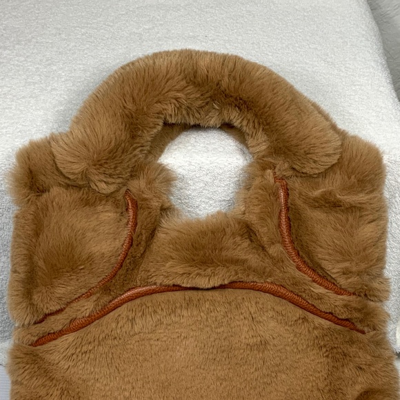 NWT - Foley + Corinna Faux Fur Tan Purse - Picture 2 of 8